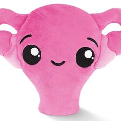 Uterus Plush, Heating Pad for Period Cramps, Hysterectomy Gifts, Pink - NWT