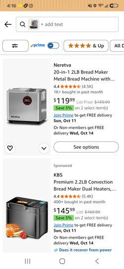 NERETVA 20-IN-1 2LB BREAD MAKER