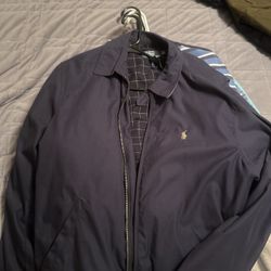 Navy Blue Polo Jacket 