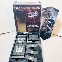 2009 Hasbro JENGA Transformers Revenge of the Fallen Build & Battle Game 