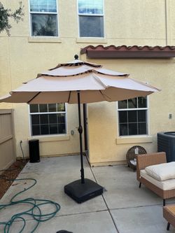 10ft Flared Umbrella & Base