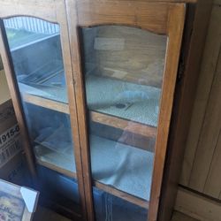 Antique Glass Shelves 