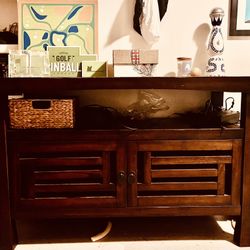 Wood TV Stand