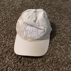 “Boy Mom” Beige Hat