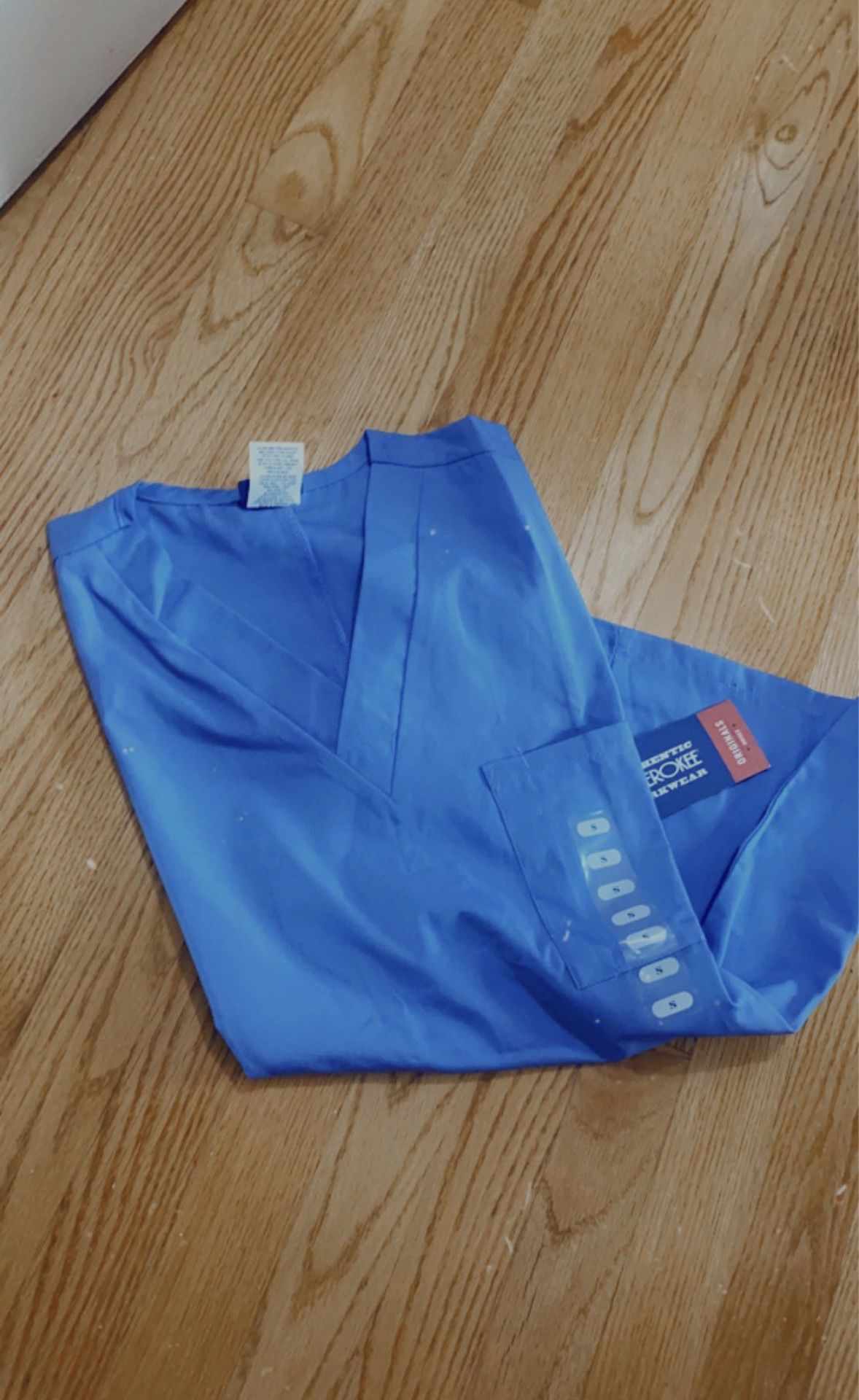 Unisex scrub shirt