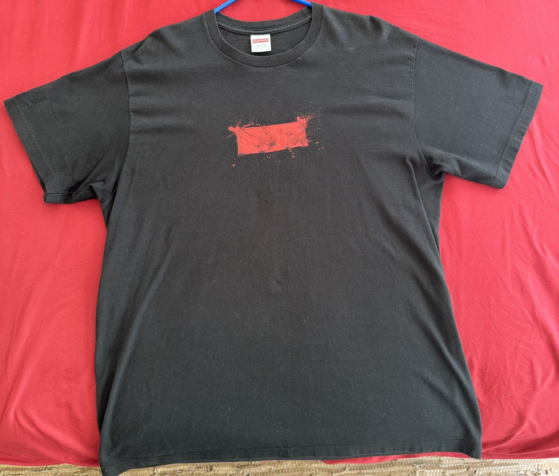 Supreme Ralph Steadman Box Logo Tee (SS22 Used Size Large Black)
