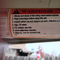 Columpio Para Niños Está Como Nuevo 