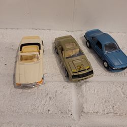 Vintage Mustang Cobra, BMW 635 And Mercedes 500 Sel