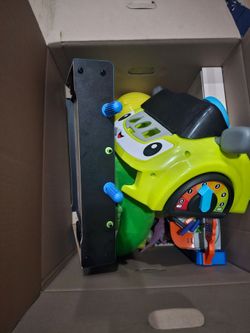 Box of kids toys