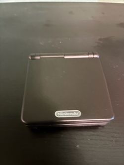 Black Game boy advance sp with charger
