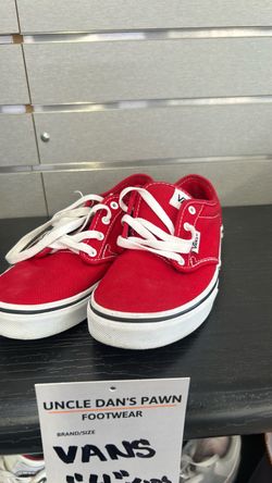 Vans Low-Top Canvas Sneakers Red