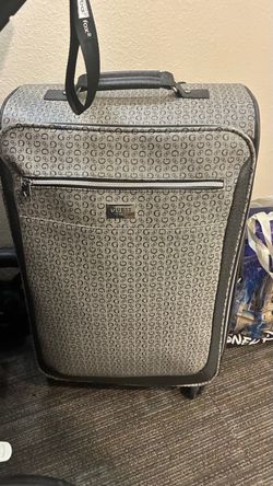Guess Monogram Rolling Carry-On Luggage