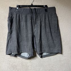 Lululemon THE Shorts Linerless 8” Mens XXL Gray