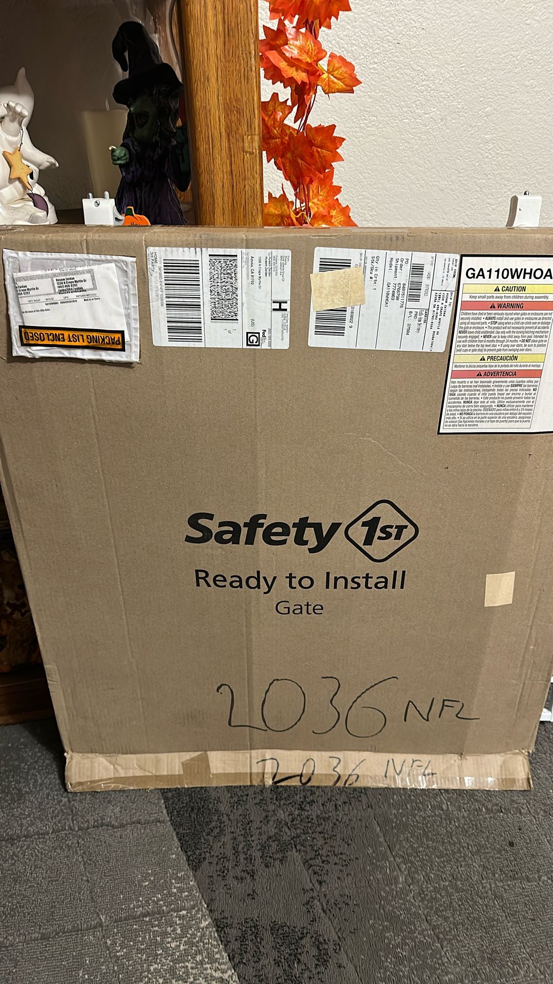 Safety 1st Ready To Install Gate New White