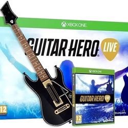 XBOX ONE GUITAR HERO LIVE NEW SEALED CIB BUNDLE COMPLETE *Trades O.K Read