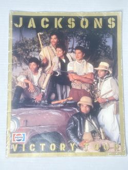 Jacksons, Michael Jackson, 1984 Victory Tour Pepsi Sponsored Concert Program