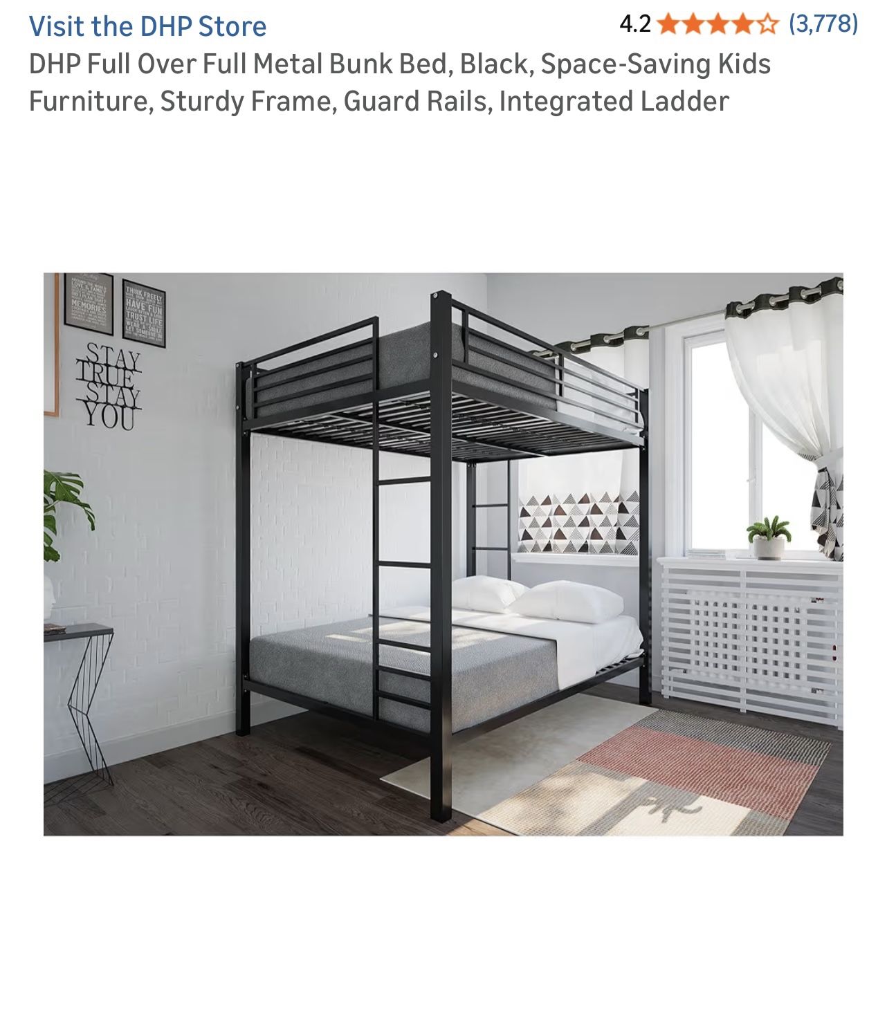 Bunk Bed Frame