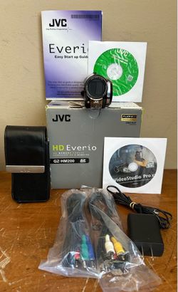 JVC Everio GZ-HM200 CMOS 20X Optical Zoom Full HD SD/SD 2.7" Screen HMDI Camera