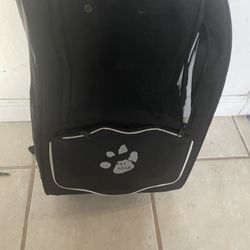 Pet Gear  Plus Traveler Dog & Cat Backpack & Rolling Carrier, Black
