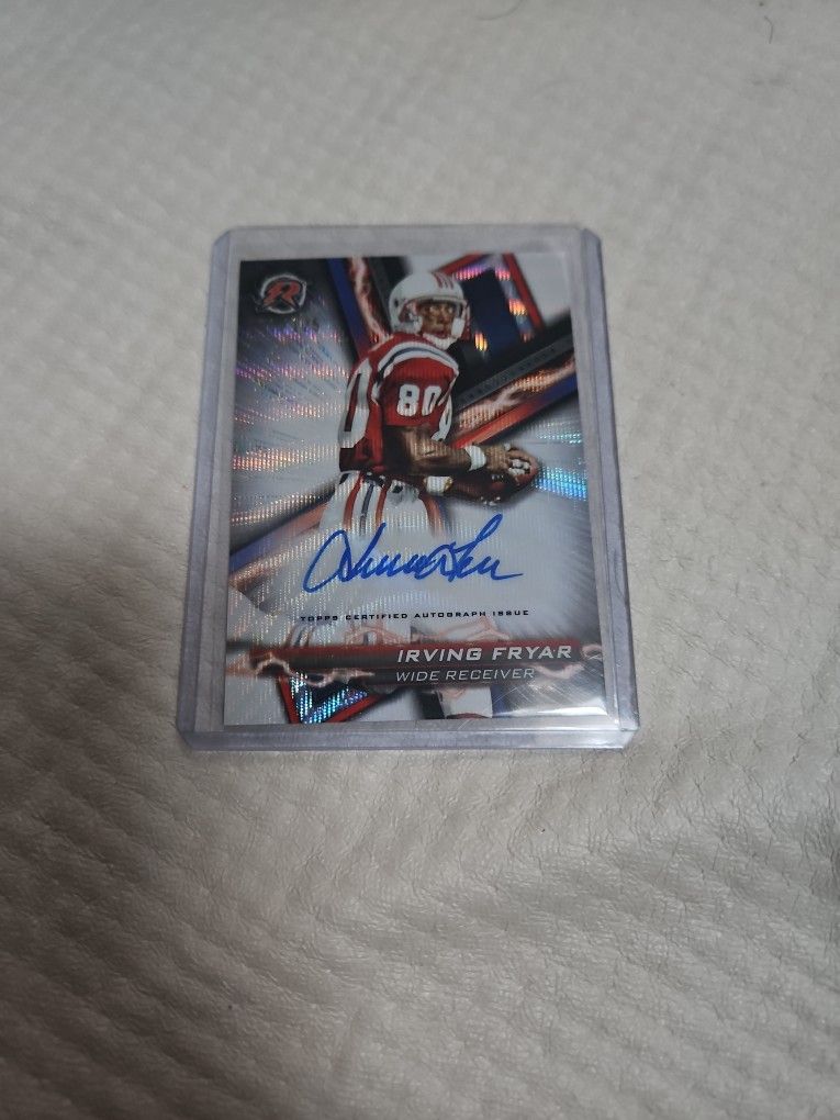 Irving Fryar Auto /125 Topps 2024