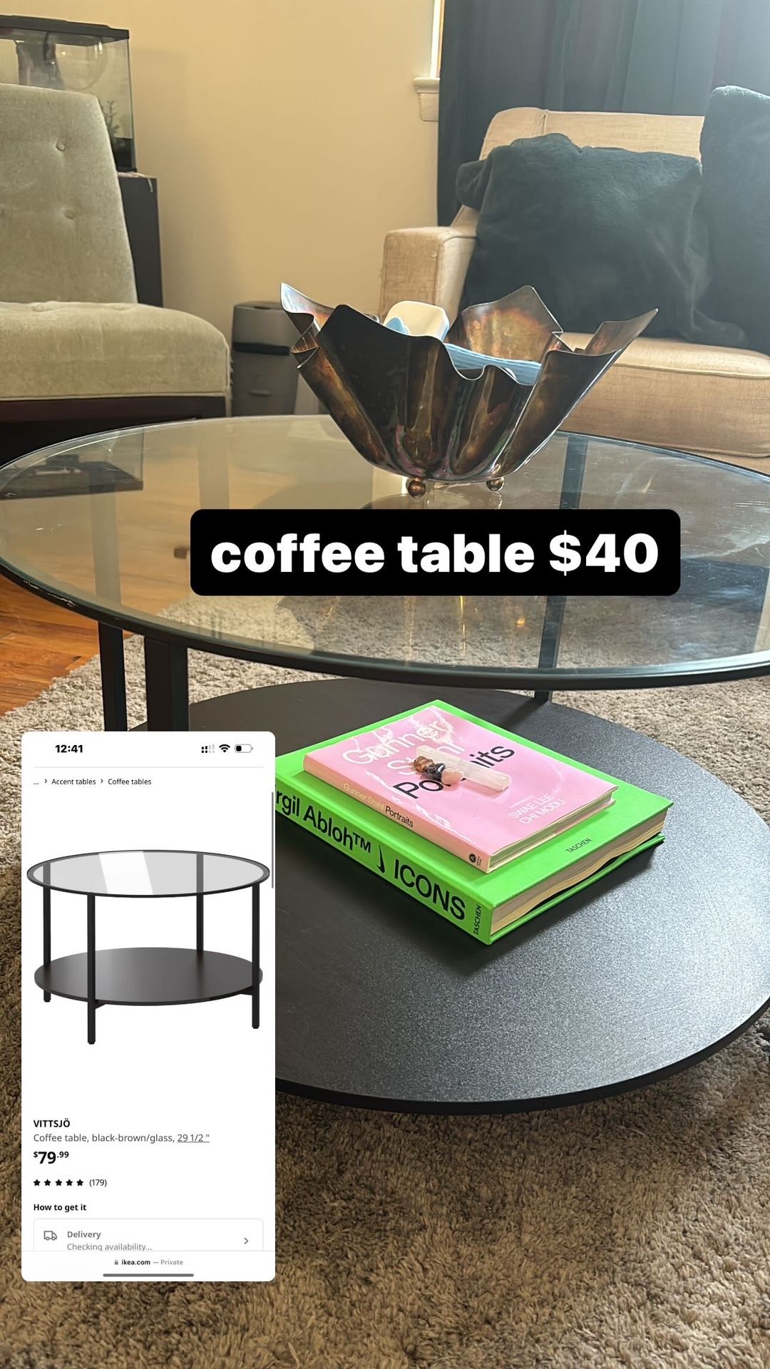 Ikea coffee table