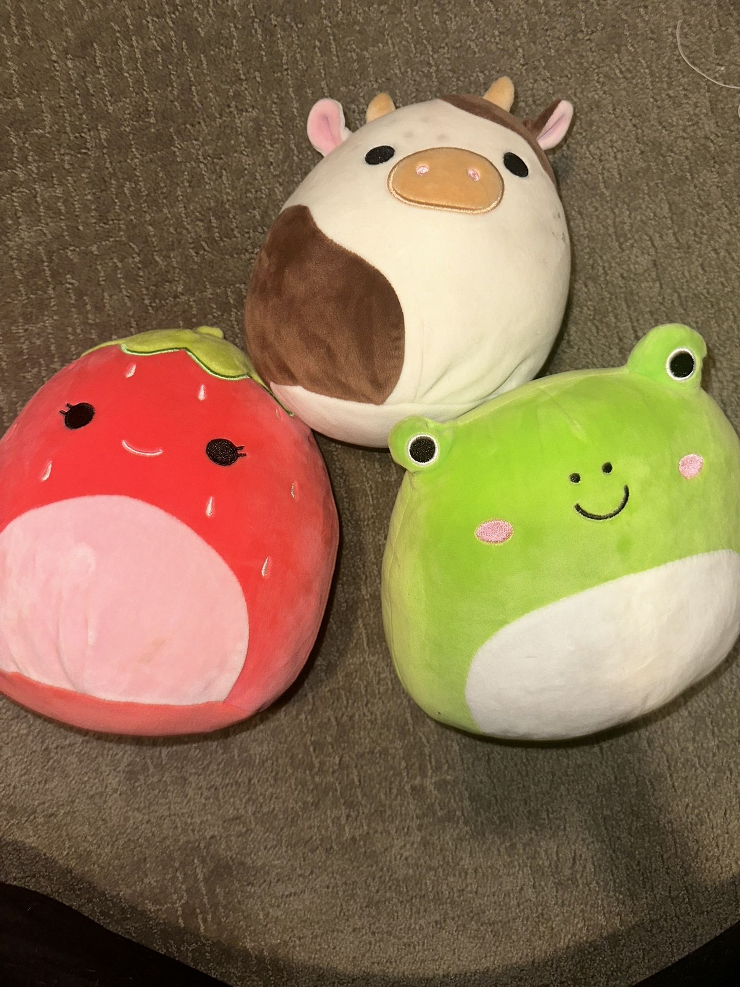 Set of 3 Squishmallow Plushies