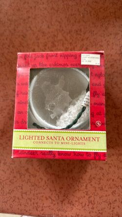 Santa ornament