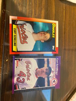 Curt Schilling rookie baseball cards
