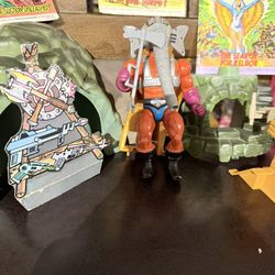 Vintage 1985 He-Man MOTU, Snout Spout, Masters of the Universe. COMPLETE