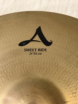 Zildjian sweet ride 21’