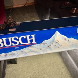 Vintage Busch Pool League Table Lamp Light