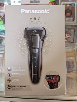 Panasonic ARC Precision Electric Shaver Wet Dry Trimmer 3 Blade Grooming Kit