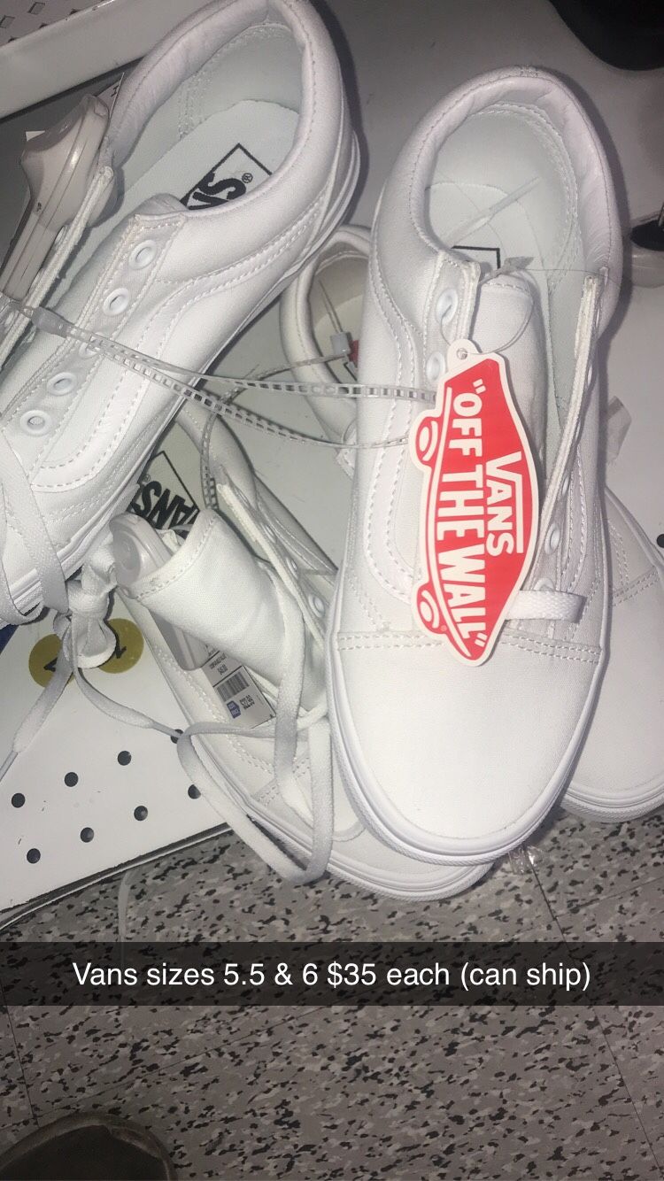 All white vans