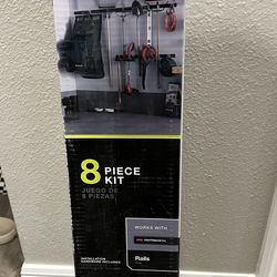 Rubbermaid Fast Track Garage rail Storage 