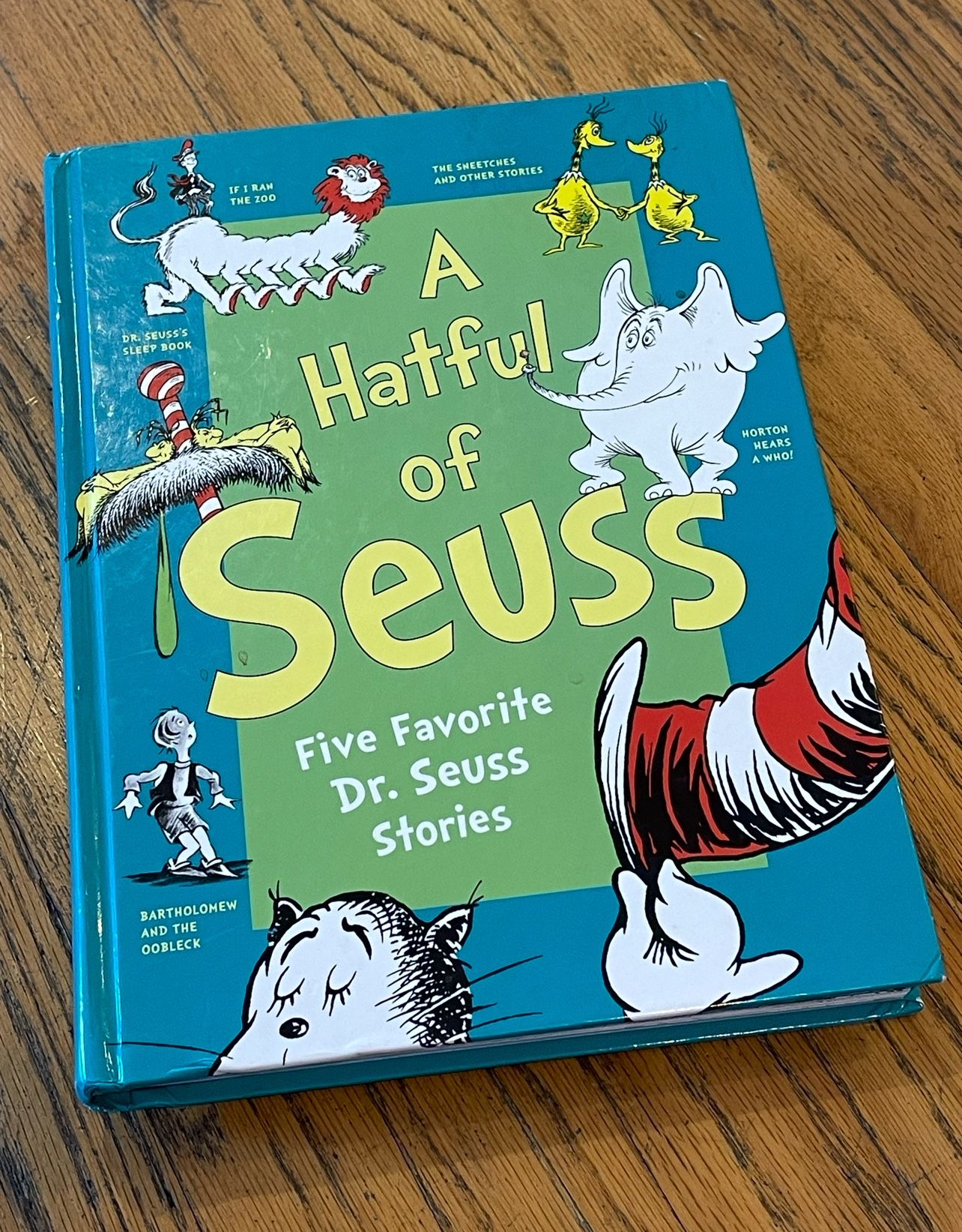 A HATFUL OF SEUSS - 5 FAVORITE Dr. SEUSS STORIES (Hardcover) HORTON HEARS A WHO The Sneetches