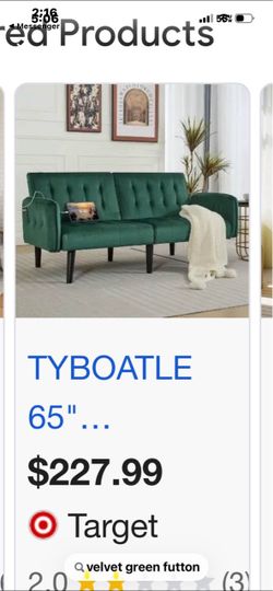 Velvet Futon