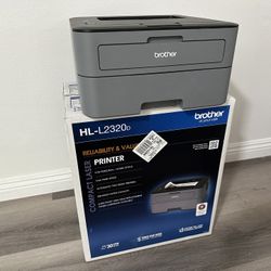 Brother Monochrome Printer - HL-L2320D For Black and White Prints