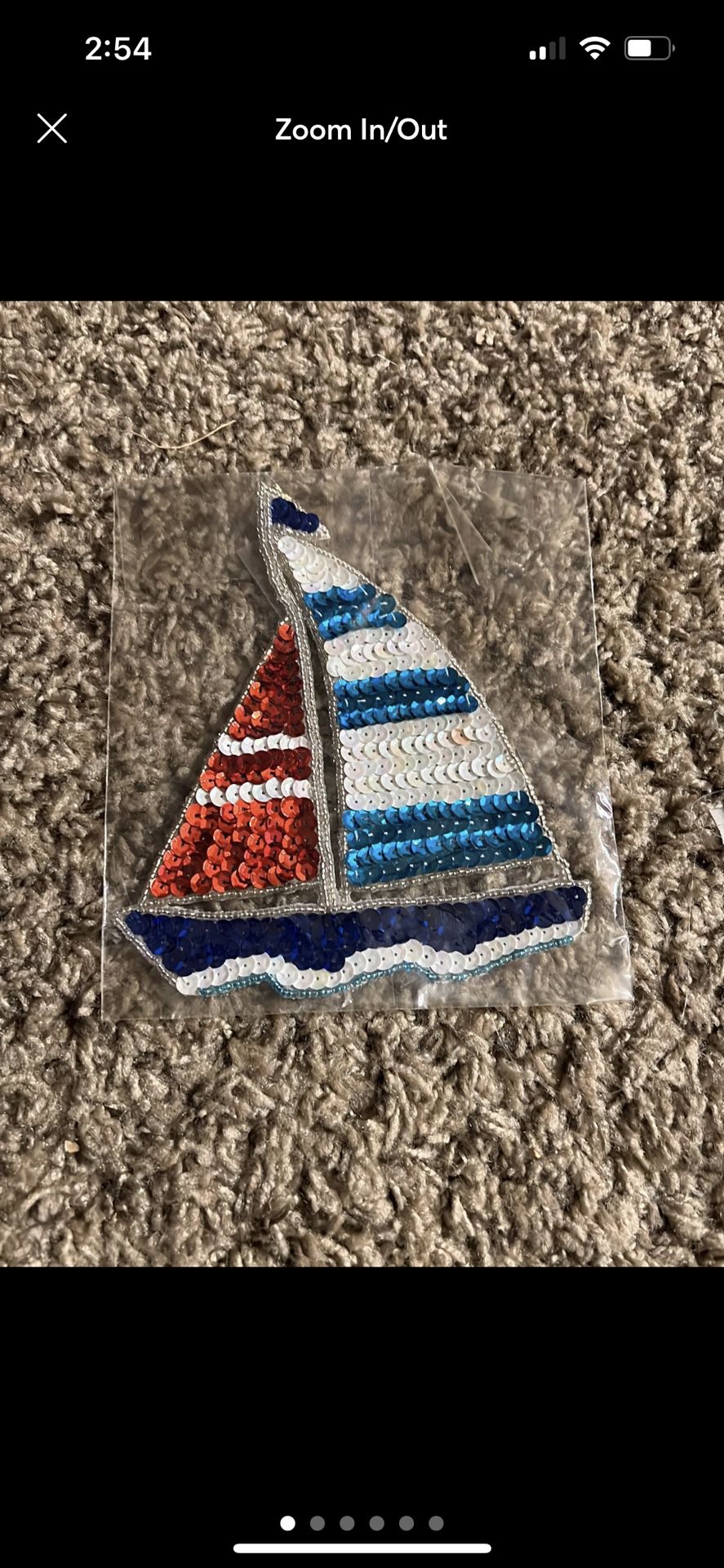 Sequin boat patch