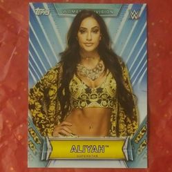 2019 Topps Wwe Aliyah #31 Superstar NXT Women's Division Wrestle World Wrestling Card Sports Collectible Trading Pro Professional