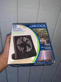 Air Conditioning Cooler O2COOL 5-Inch Battery Operated Portable Fan
