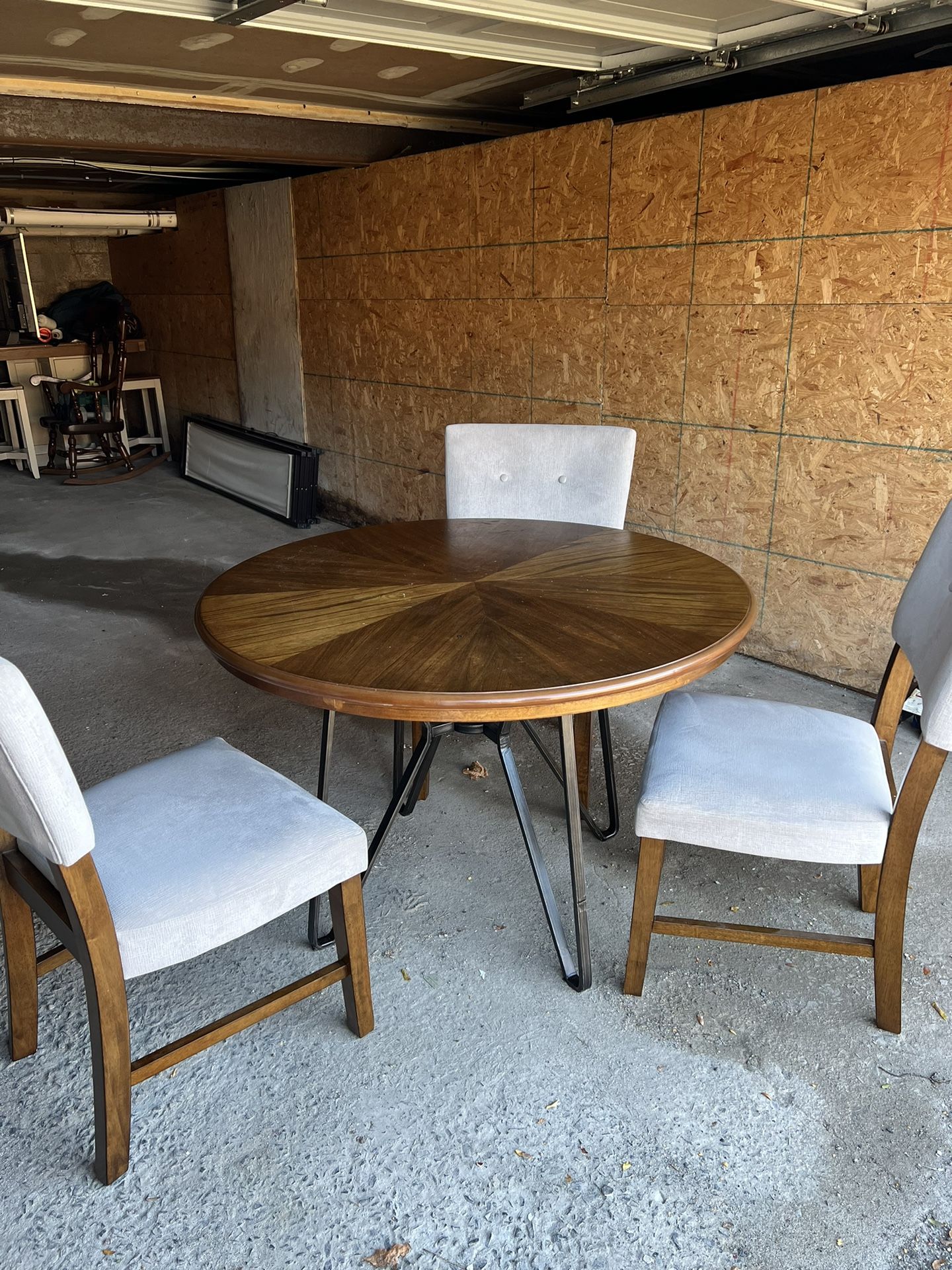 Dining Table With Four Chairs