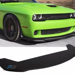 Fits 15-22 Dodge Challenger SRT Hellcat Front Bumper Lip Unpainted - PP