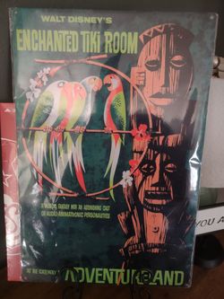 12x18 Disney Tiki Room Metal Sign