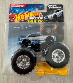 Hot wheels Monster Truck Fast and Furious Nissan Skyline GTR BNR34