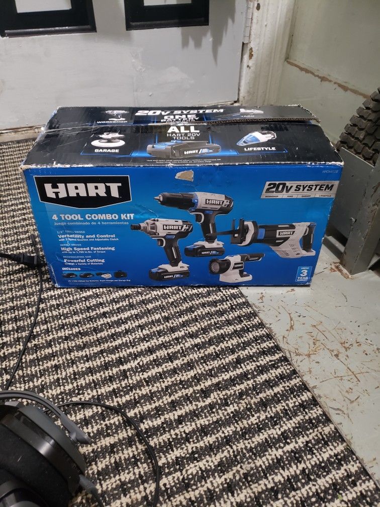 Hart 4 Tool Combo Set