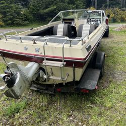 Gulfstream Open Bow Boat V8 Runs Great Needs Ball Gear W Title 