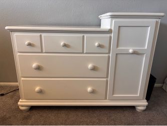 White dresser