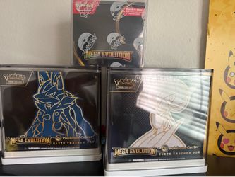Pokemon Center Mega Etbs and Booster Box