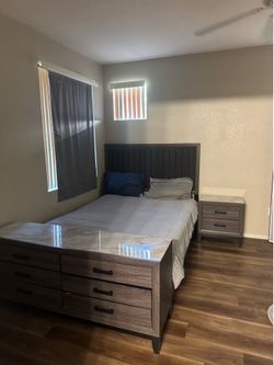 Queen Mattress & Bedframe