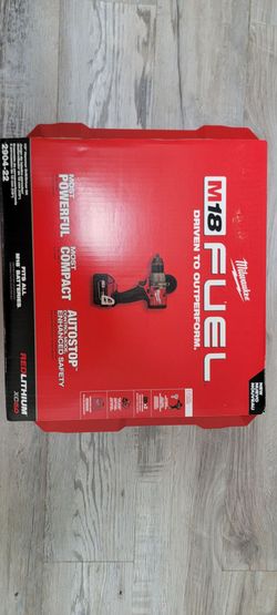 New Milwaukee M18 FUEL Hammer Drill Kit 2904-22